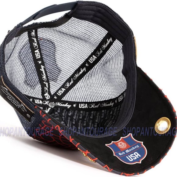 Red Monkey FC USA Soccer Team `22 RM1395 Limited Edition Unisex Trucker Hat Cap - Picture 3 of 6
